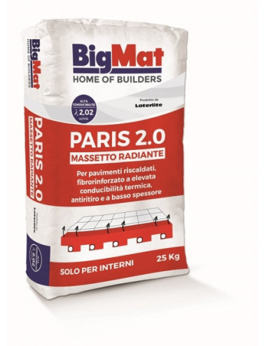 PARIS 2.0 MASSETTO RADIANTE 25KG BIGMAT